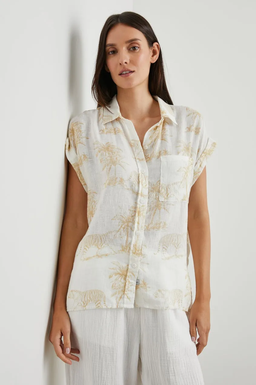 Wild Bengal Linen Whitney Shirt
