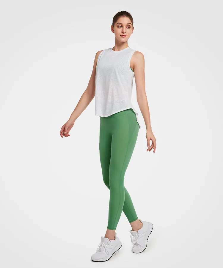 Women High-Waisted Perforated Running Leggings | Women's High Support Leggings