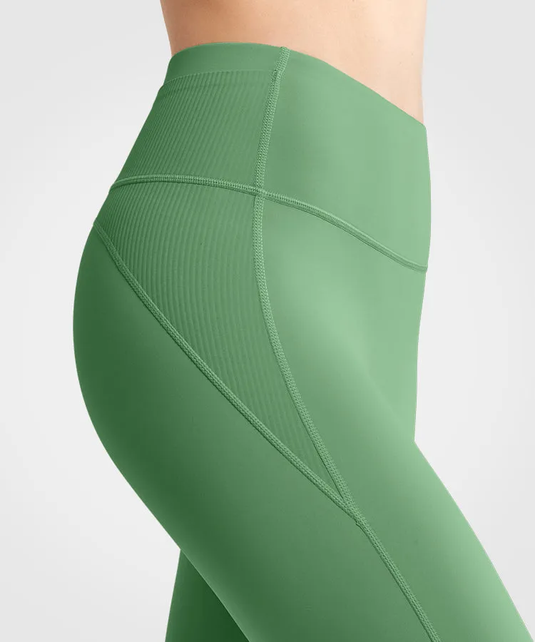 Women High-Waisted Perforated Running Leggings | Women's High Support Leggings