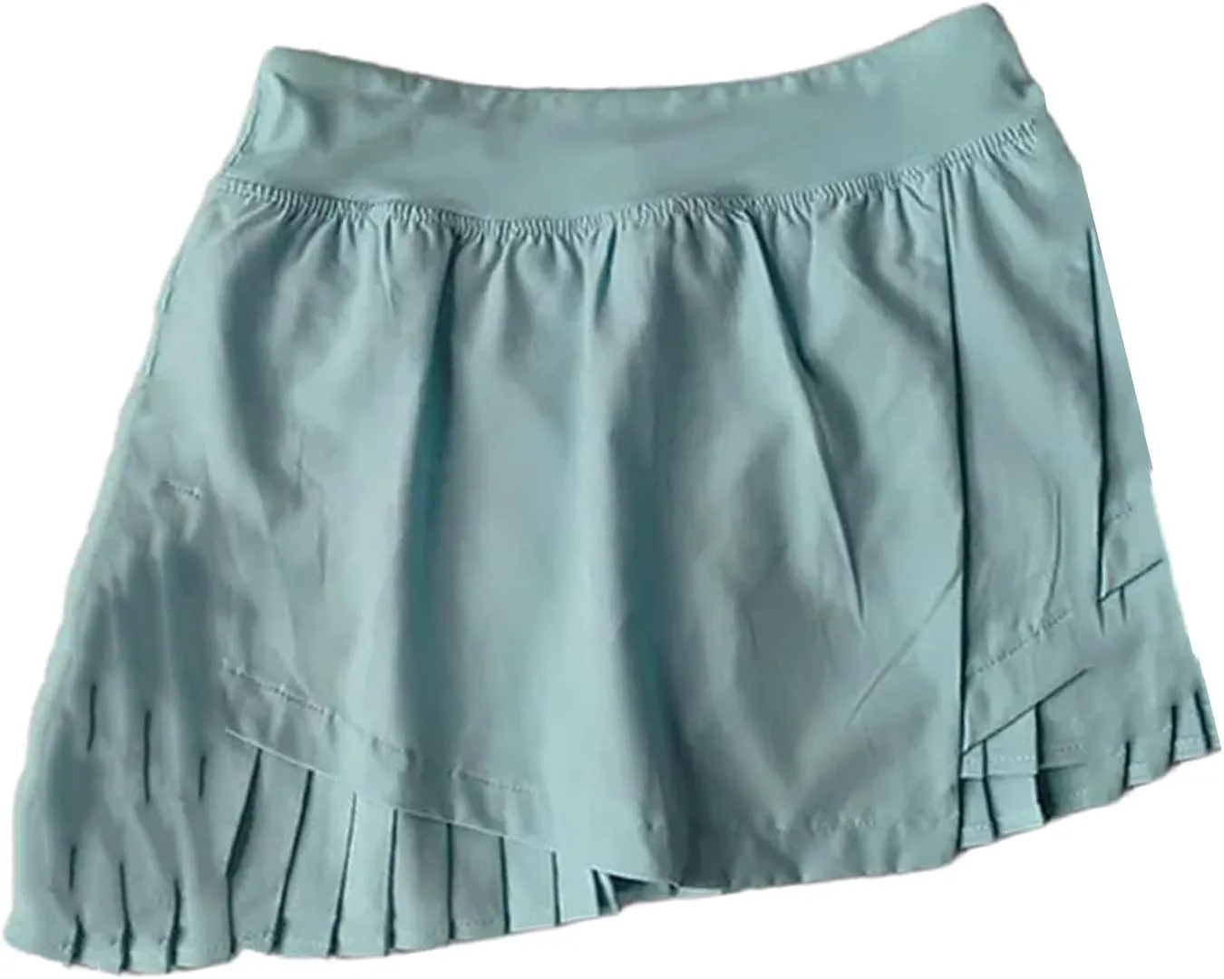 Women High Waisted Sports Short Skirt Cool Anti Including Lined Shorts Fitness Quick Drying Pleated Skirt