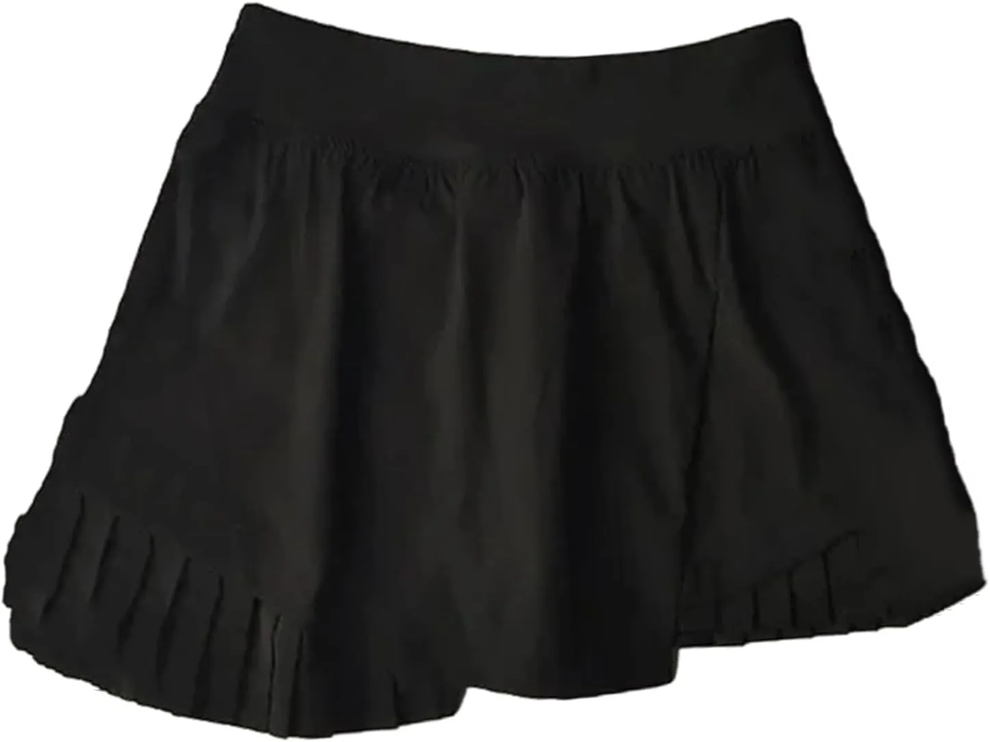 Women High Waisted Sports Short Skirt Cool Anti Including Lined Shorts Fitness Quick Drying Pleated Skirt