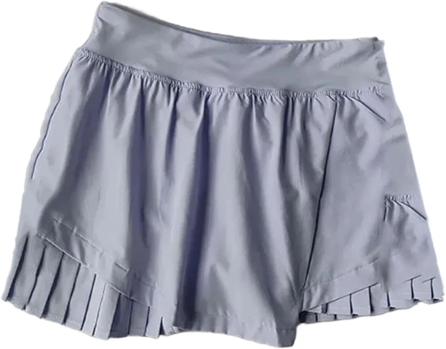 Women High Waisted Sports Short Skirt Cool Anti Including Lined Shorts Fitness Quick Drying Pleated Skirt