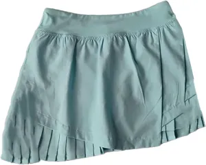 Women High Waisted Sports Short Skirt Cool Anti Including Lined Shorts Fitness Quick Drying Pleated Skirt