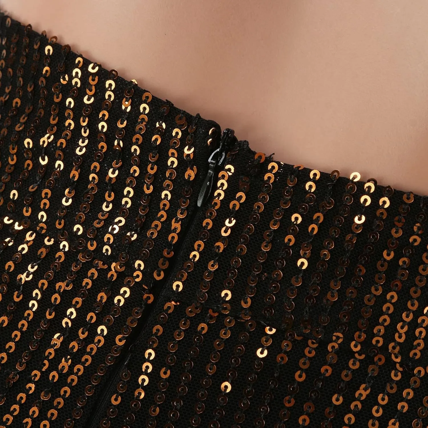Women Sequin Flare Long Pants Cloth High Sequin Women Foot Sexy Pants Fashion Waisted Tape Trousers Ruffle Pants