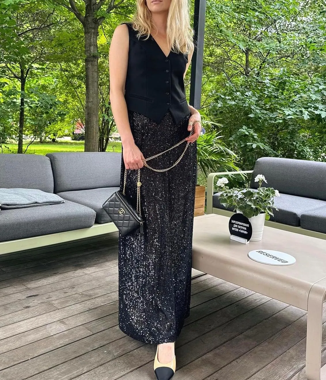 Women Sequin Maxi Skirt Set Glitter Shiny Long Sleeve Crop Top Sparkly Long Skirt Suit Party Bling Concert Outfits