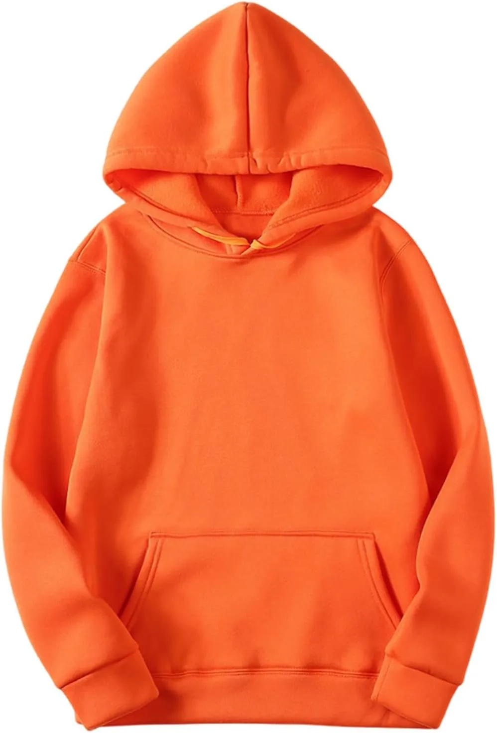 Women Solid Color Hoodie Trendy 2024 Sweatshirt Shirts Comfy Long Slevee Pullover Sweater Tops With Pockets