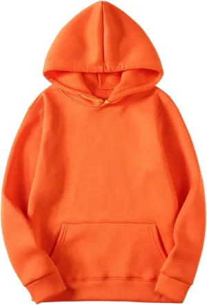 Women Solid Color Hoodie Trendy 2024 Sweatshirt Shirts Comfy Long Slevee Pullover Sweater Tops With Pockets