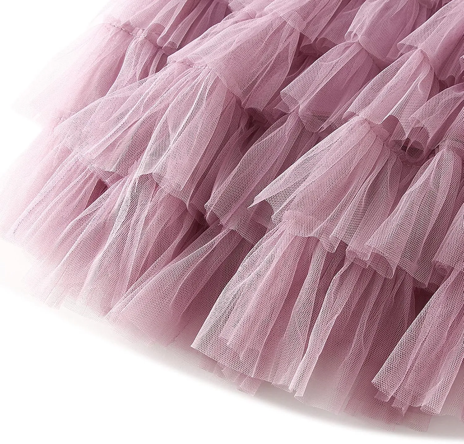 Women Tulle Long Skirt High Waist Layered Mesh Maxi Skirt Tutu Fairy A Line Midi Skirts Tiered Petticoat