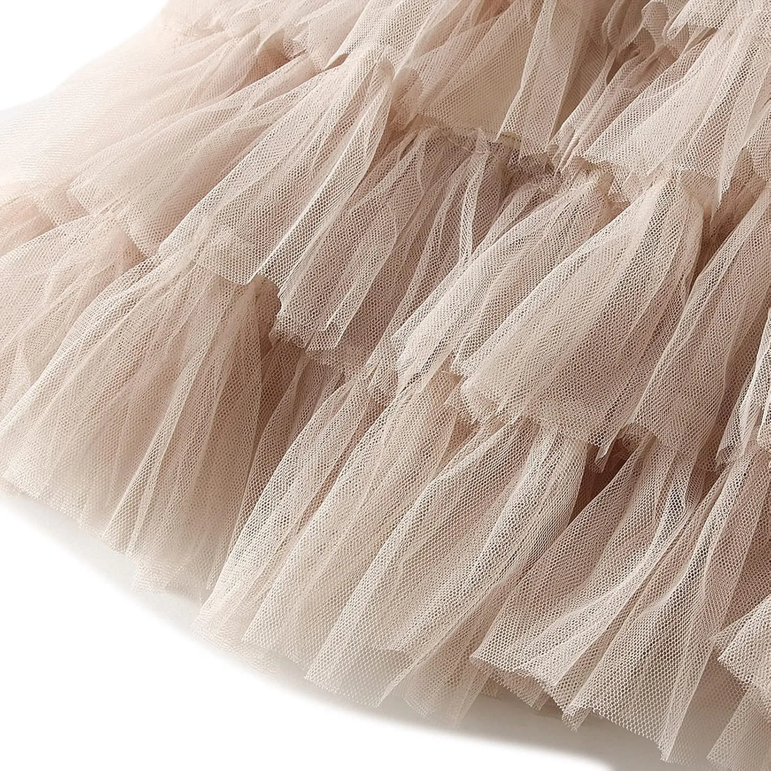 Women Tulle Long Skirt High Waist Layered Mesh Maxi Skirt Tutu Fairy A Line Midi Skirts Tiered Petticoat