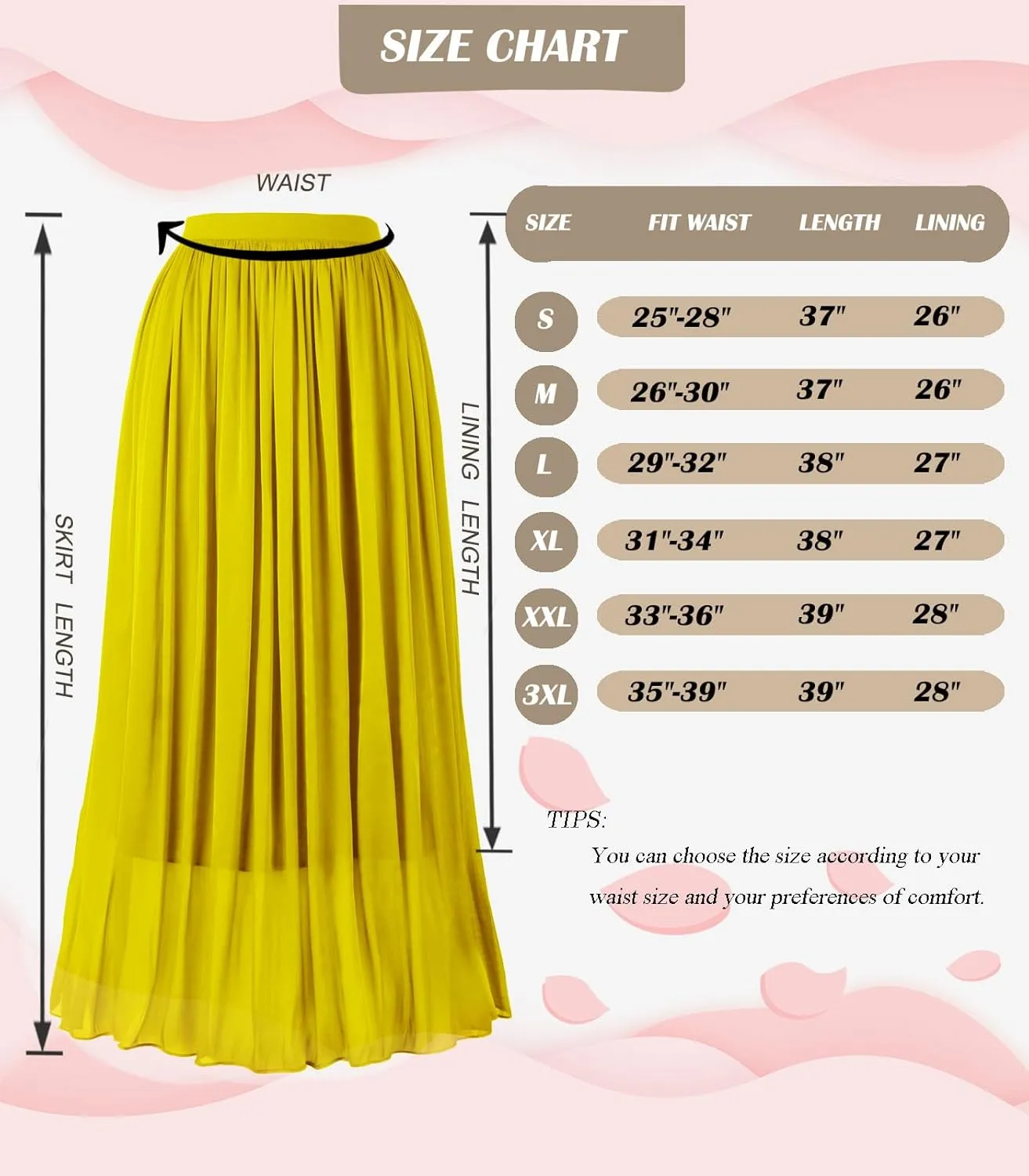 Women's Metallic Shiny Maxi Skirts Lightweight Silky Flowy Skirt for Summer Beach Holiday