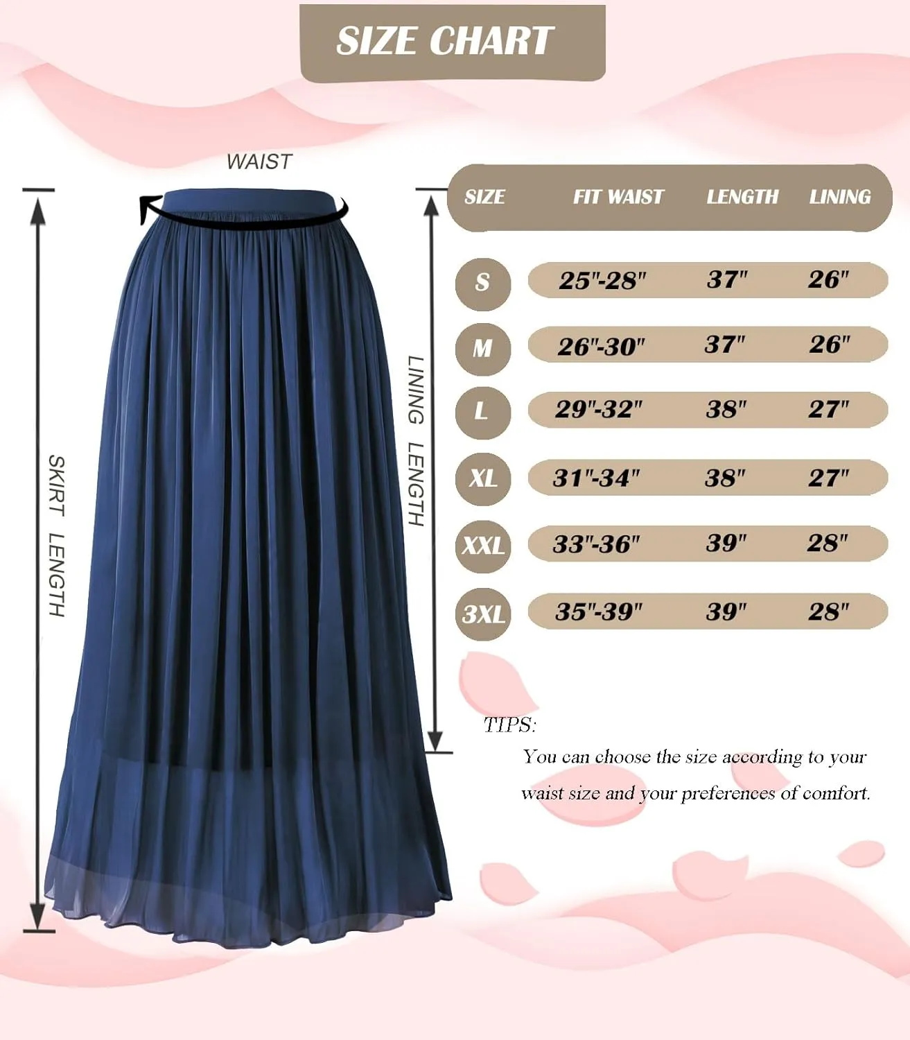 Women's Metallic Shiny Maxi Skirts Lightweight Silky Flowy Skirt for Summer Beach Holiday