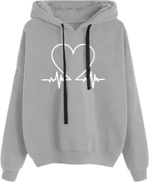 Womens Oversized Hoodie Women's Sweatshirt Striped Long Sleeve Button Casual Pullover Tunic Tops 2024 Fall Shirt