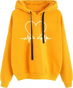 Womens Oversized Hoodie Women's Sweatshirt Striped Long Sleeve Button Casual Pullover Tunic Tops 2024 Fall Shirt