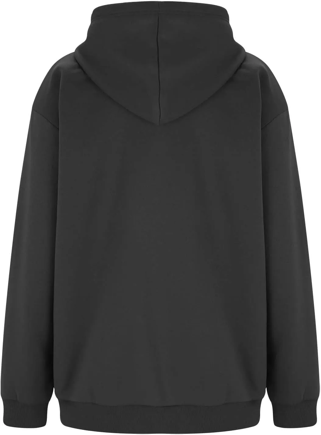Women's Oversized Hoodies Fleece Lined Zip Up Sweatshrits Casual Fall Jackets Loose Fit Sweatshirt with Pockets