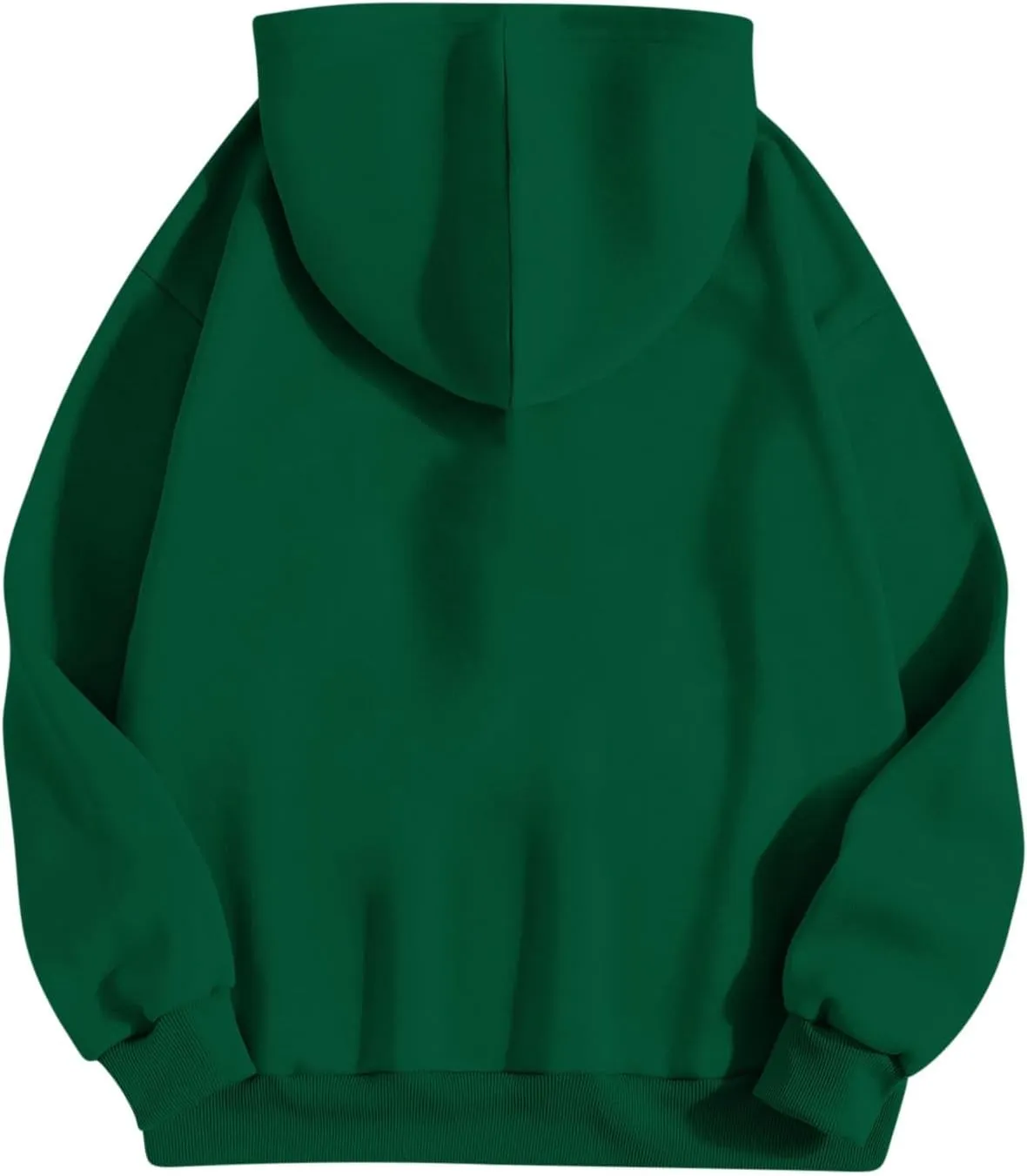 Women's Oversized Hoodies Long Sleeve Simple Solid Color Hooded Pullover Trendy Fleece Sweatshirts with Pocket