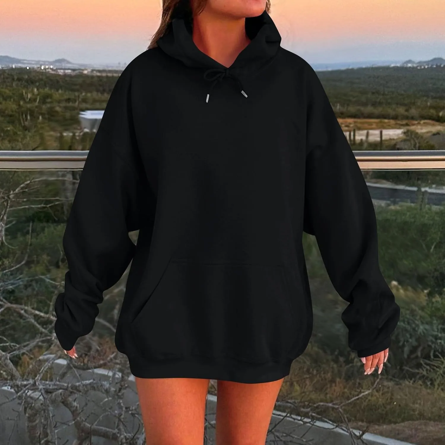 Womens Oversized Hoodies Winter Cute Sweatshirts Pullover 2024 Fashion Tops Trendy Outfits