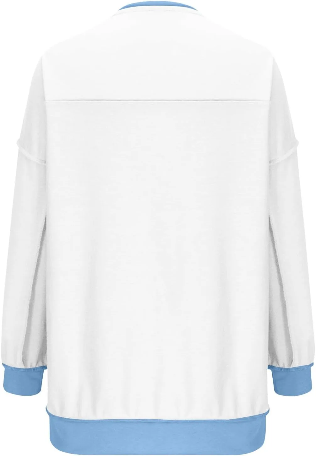 Womens Oversized Sweatshirts 2024 Fashion Fall Hoodies Long Sleeve V Neck Button Down Pullover Loose Fit Tops