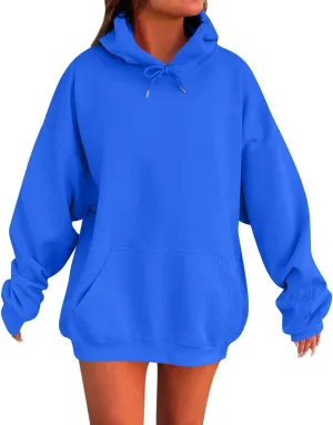 Womens Oversized Winter Cotton Hoodies 2024 Winter Cute Sweatshirts Pullover Fashion Tops Trendy Outfits