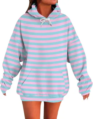 Womens Oversized Winter Cotton Hoodies 2024 Winter Cute Sweatshirts Pullover Fashion Tops Trendy Outfits