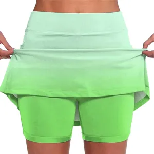 Women's Tennis Skirts with Shorts Underneath High Waisted Workout Athletic Skorts Pockets Skinny Sports Golf Skirts