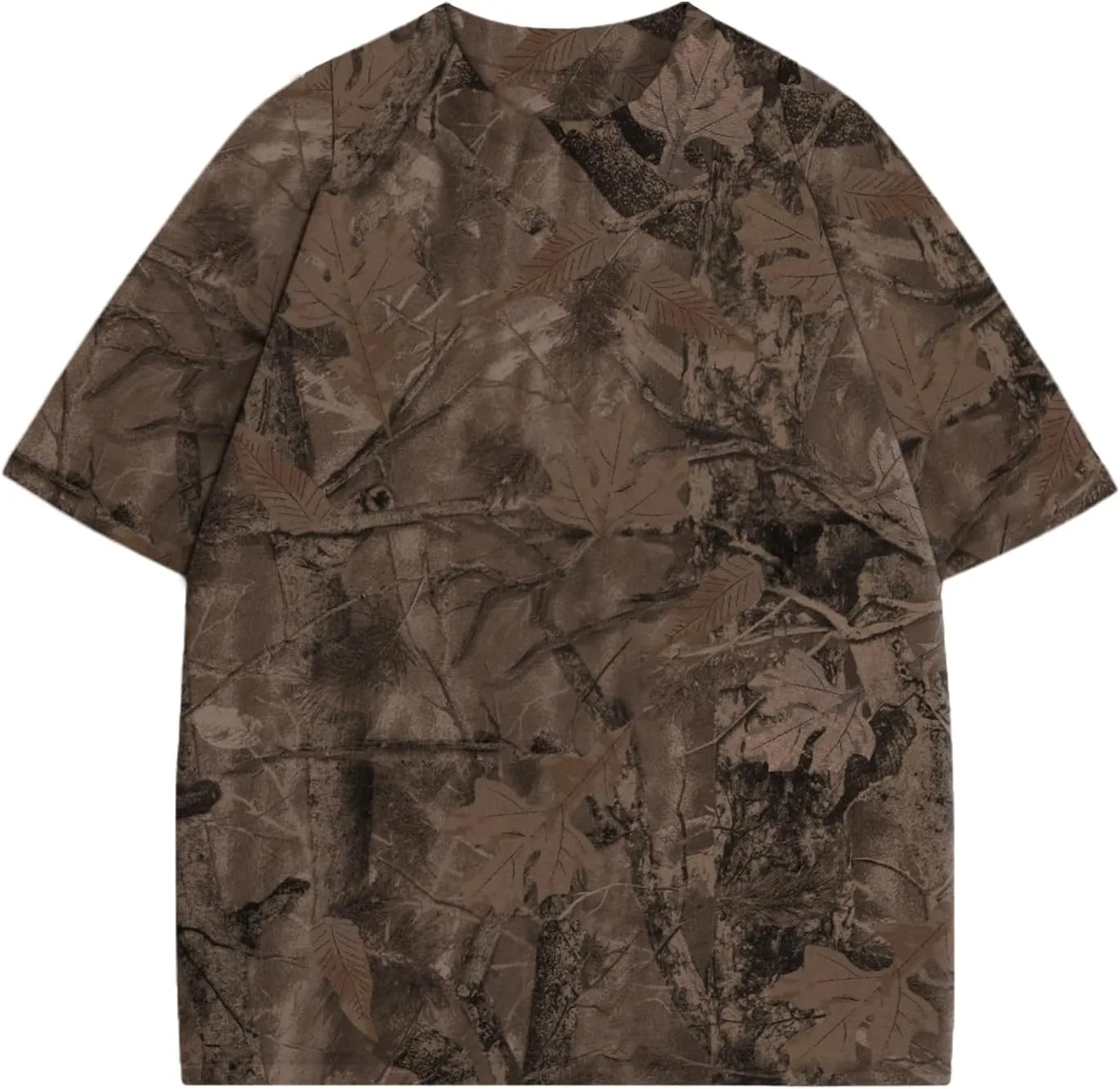 Y2k Camo Oversized Short Sleeve Crew Neck Baggy Shirts Maple Leaf Printed Tshirts Shirts for Women Men