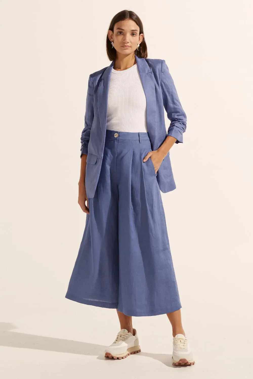 Zoe Kratzmann - Anchor Pant - Steel Linen