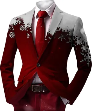 ZYXTIM Mens Floral Tuxedo Jacket Paisley Shawl Lapel Sequin Blazer Suit Dinner Party Prom Wedding Tuxedo Coat Suit Jacket